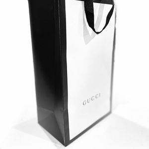 Gucci shoe box shopping bag